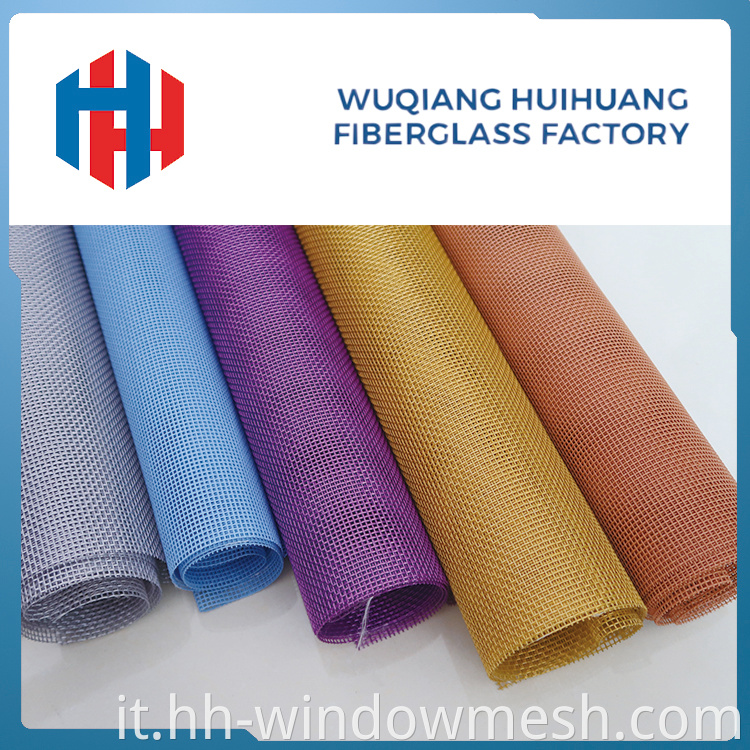 Produzione di fabbrica PVC Schermata in mesh poliestere con rivestimento PET Schermata